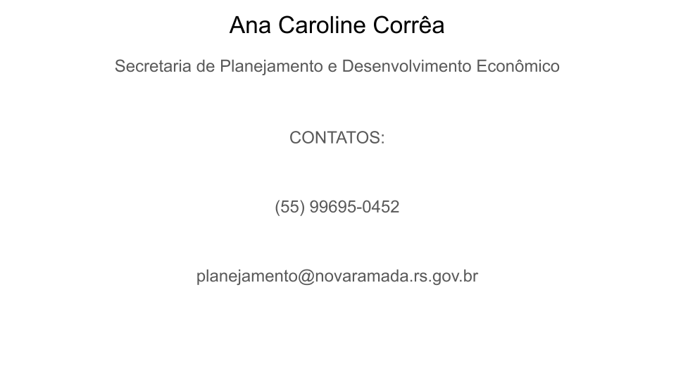Secretaria de Planejamento e Desenvolvimento Econômico